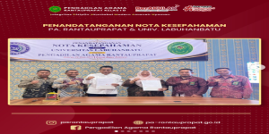 Penandatanganan Nota Kesepahaman Pengadilan Agama Rantauprapat dengan Universitas Labuhanbatu