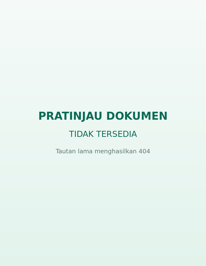 Pratinjau Laporan Pengawasan Internal Triwulan IV Tahun 2023 tidak tersedia